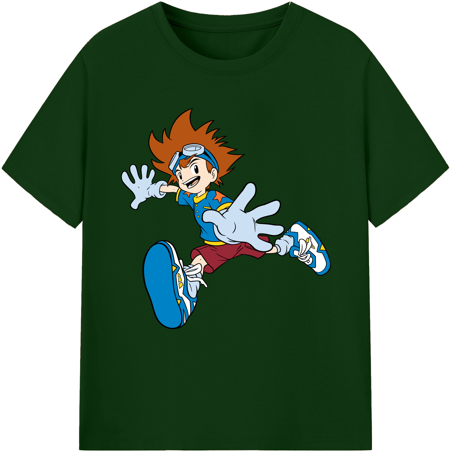 （画像用） Digimon デジタルモンスター/デジモン 綿100％半袖Tシャツ（フロントプリント）